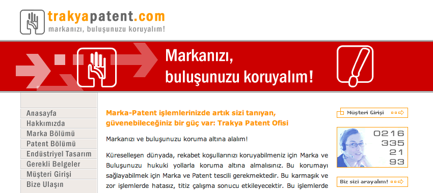 Trakya Patent Website