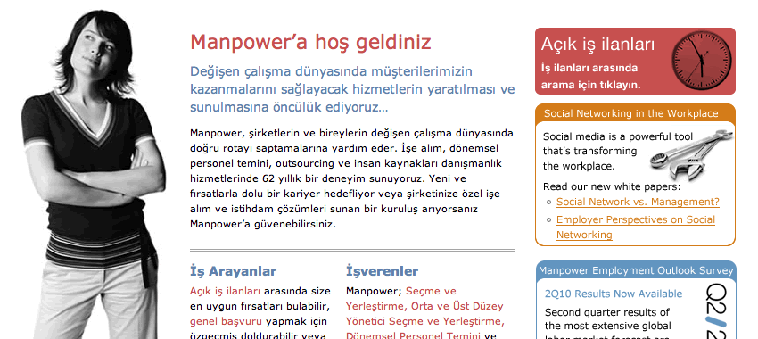 Manpower Web Sitesi 3. sürüm