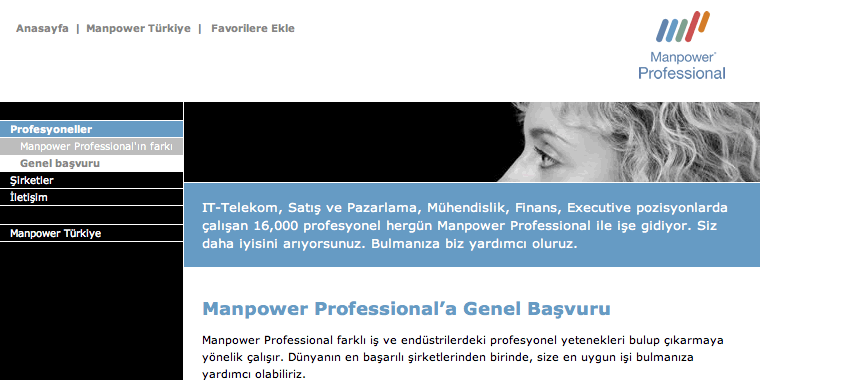 Manpower Professional Website